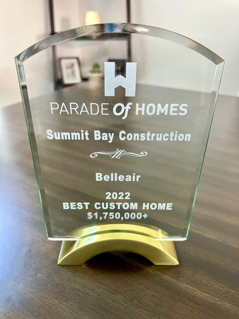 Summit Bay Construction 2022 Best Custom Home